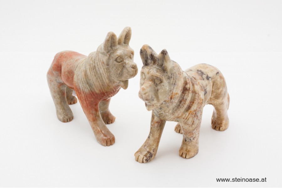 Hund / Schäferhund Speckstein Gr.L